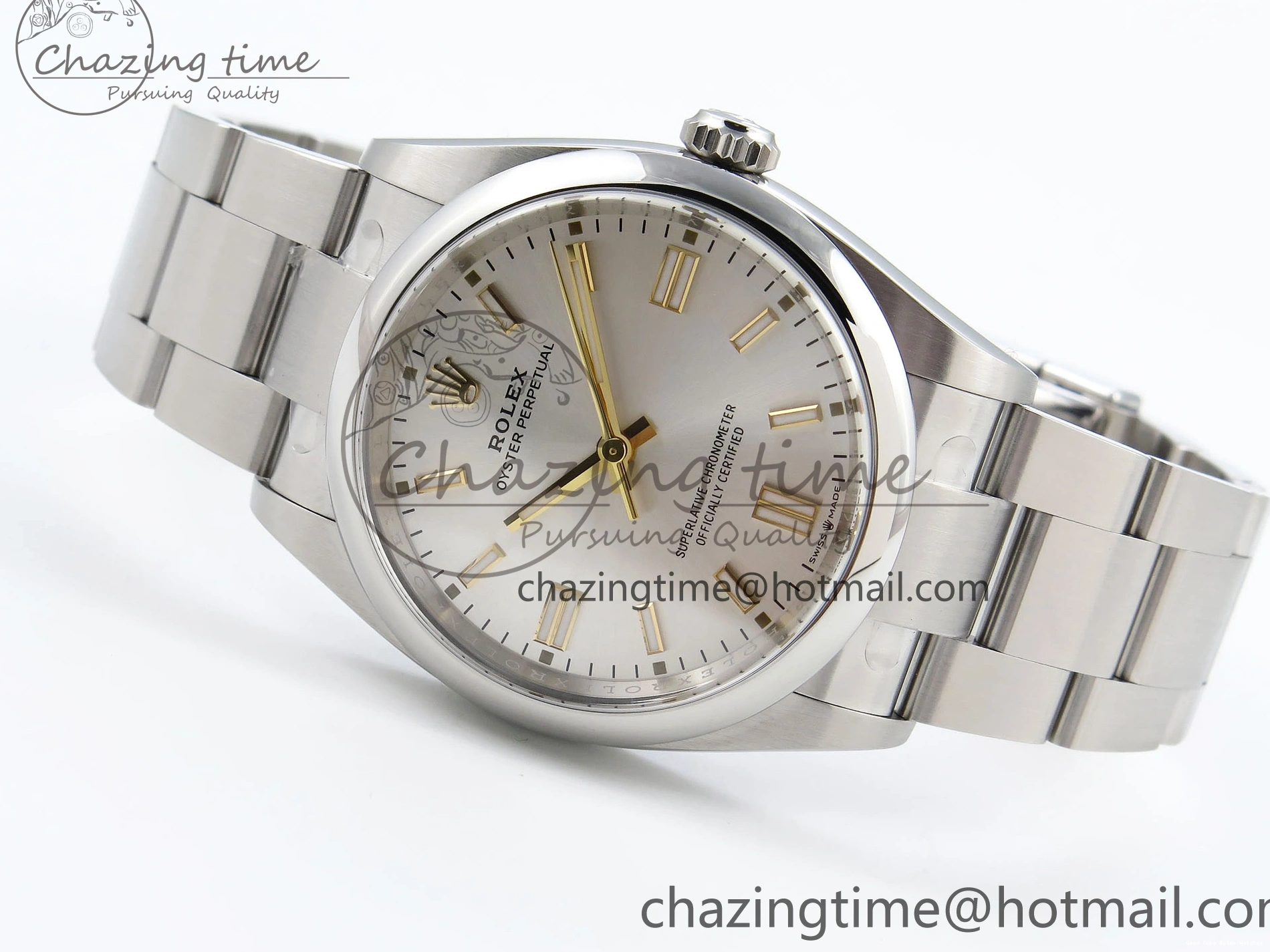 Good Copy Rolex Watches ZipUp Dial 1:1 on VR 36mm Silver 904L Oyster Edition Perpetual Bracelet SS Steel Best 126000 1741 Clean 0109